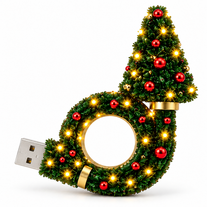 Proyector navideño USB con magia en el techo